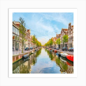 Amsterdam Canals 1 Art Print