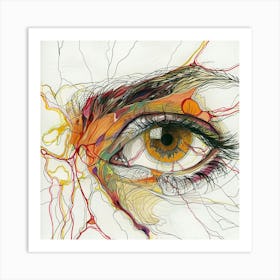 Eye Of A Woman Art Print