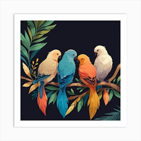 Birds Of A Feather Art Print 5 Art Print