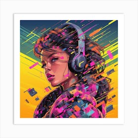 Pixel Art 1 Art Print