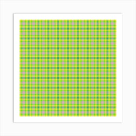 Checkered Fabric 2 Art Print