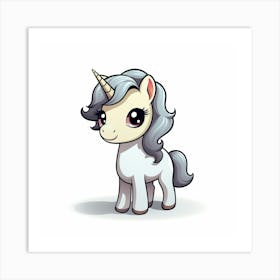 Cute Unicorn 800 Art Print