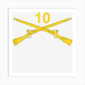 10th Infantry Regiment Art Print