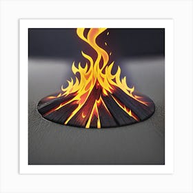 campFire Art Print