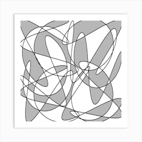 Abstract Swirls Art Print