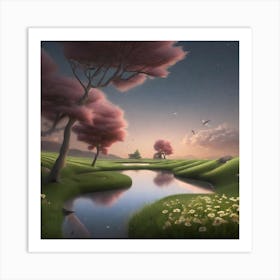 Cherry Blossoms 4 Art Print