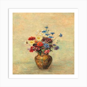 Flowers In A Vase 18 Art Print