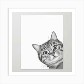 Cat Print Art Print