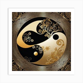 Yin Yang 86 Art Print