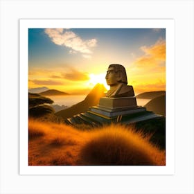 Sunset In Brazil 1 Art Print