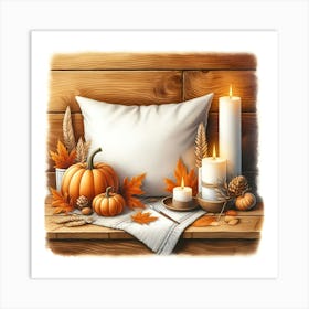 Autumn Pillow Art Print