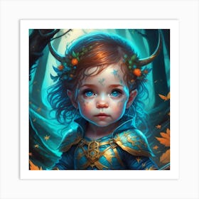 Elven Girl Art Print