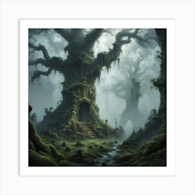 Fantasy Forest Art Print