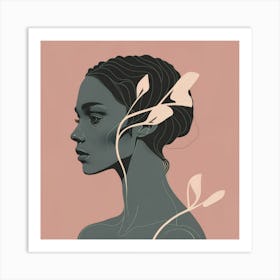 Portrait Of A Woman Art Print