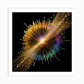 Abstract Of A Star Art Print