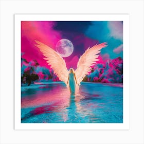 Angel With Wings 5 Art Print