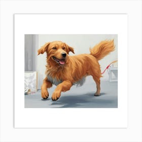 Golden Retriever 1 Art Print