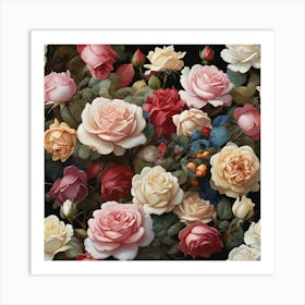 Roses Art Print