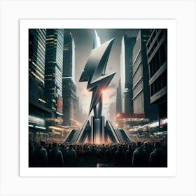 Lightning Bolt 10 Art Print