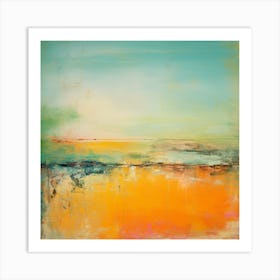 The Beach - Abstract Painting 2 Art Print