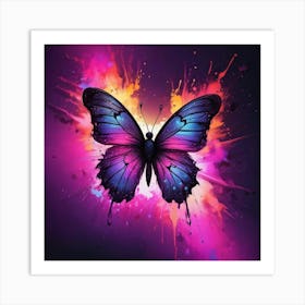 Butterfly Painting 322 Art Print