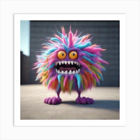 Monster Stock Videos & Royalty-Free Footage Art Print