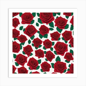 Red Roses 1 Art Print