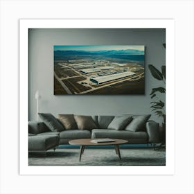 Tesla Factory Art Print