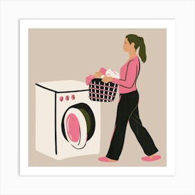 laundry print Art Print