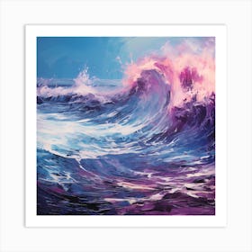 Purple Tides Art Print