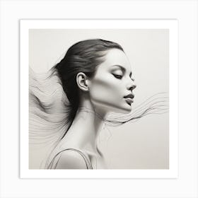 Portrait Of A Woman 2 Art Print