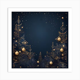 Elegant Christmas Design Series069 Art Print