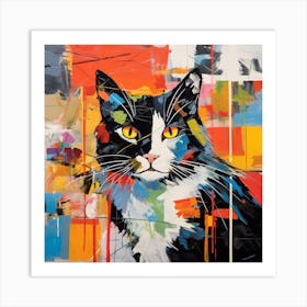 Cat Painting 2 Art Print