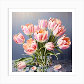 Flower of Tulips Art Print