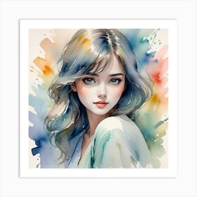 Watercolor Painting Art Print