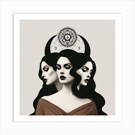 Three Witches 3 Art Print