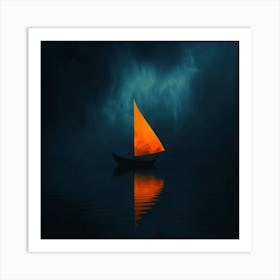 Sailboat On The Water Art Print