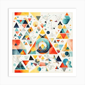 Geometric Shapes Art Print