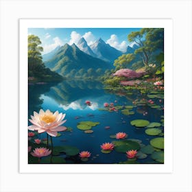 Water Lilies Art Print