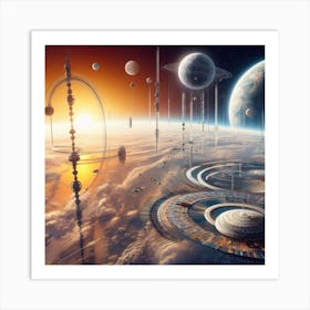 Space City 26 Art Print