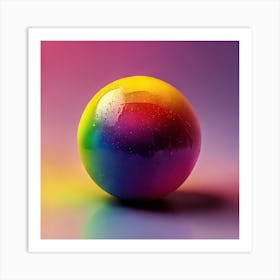 Rainbow Ball 1 Art Print