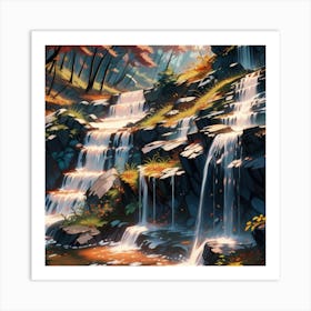Waterfall 2 Art Print