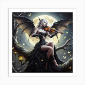 Devil Violinist Art Print