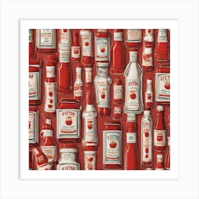 Ketchup Art Print