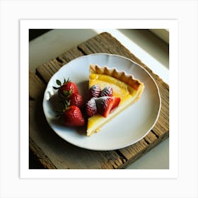 Lemon Tart 1 Art Print