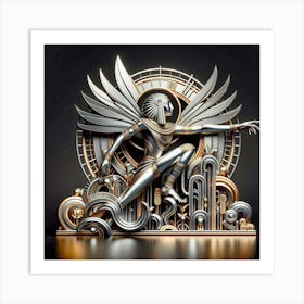 Egyptian Art Deco 3 Art Print