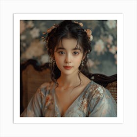 Chinese Beauty 1 Art Print