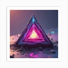 Neon pod Art Print