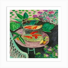 Goldfish In A Bowl Art Print