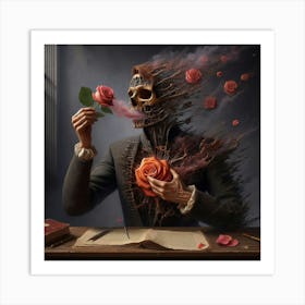 'Death And Roses' Art Print